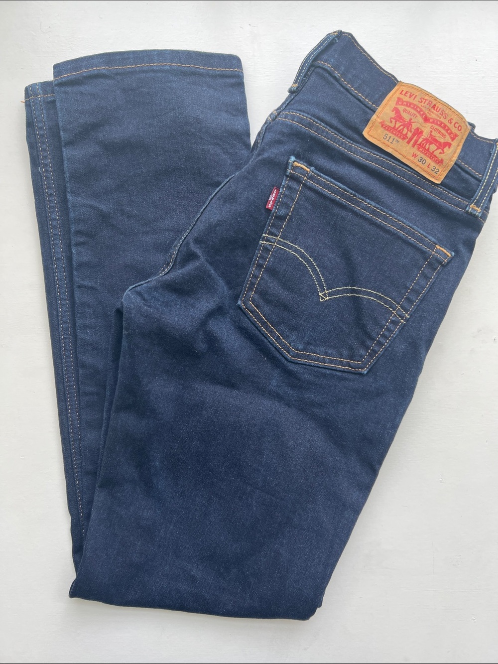 Levi's Dark Blue Slim Straight Men's Jeans